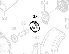 Pignon réf. 1 606 320 600 BOSCH